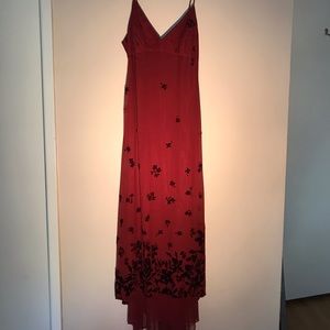 BCBG evening dress - wine color size 6